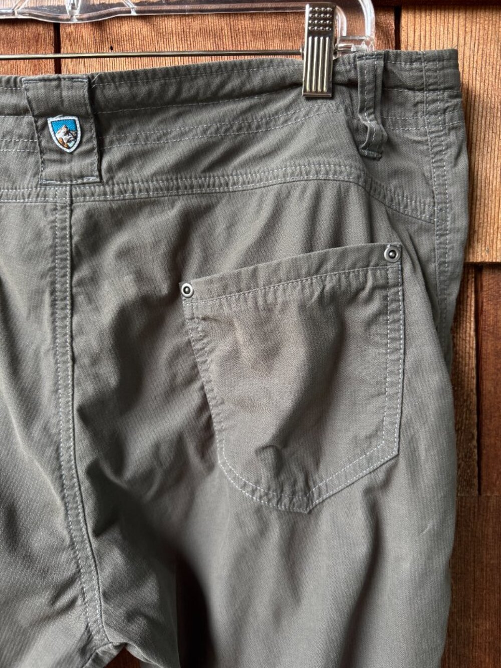 Kuhl Olive/Gray Quick Dry Hiking Pants in Women's 12 - Picture 8 of 14